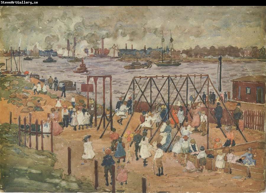 Maurice Prendergast The East River